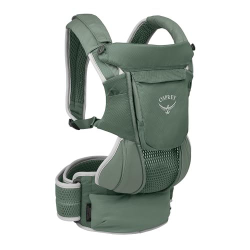 Osprey Poco Soft Convertible Baby Carrier for Newborns - Ergonomic Toddler Sling, Koseret Green