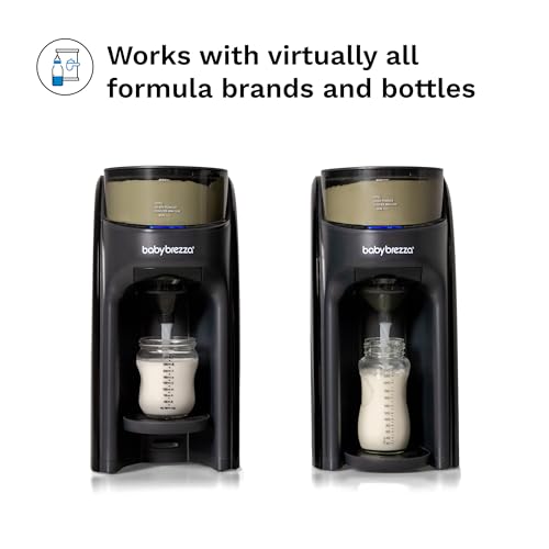 Baby Brezza Formula Pro Advanced Formula Dispenser Machine - Automatically Mix a Warm Formula Bottle Instantly - Easily Make Bottle with Automatic Powder Blending, Charcoal
