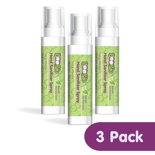 Boogie Kids Hand Sanitizer Spray for Babies & Toddlers - 0.3 fl oz (3 Pack)