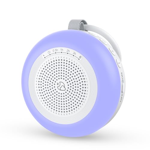 Portable Sound Machine for Baby,LEICEX White Noise Machine,33 Soothing Sound 10 Colors Night Light Sleep Machine for Baby Kids,Timer and Memory, Travel Sound Machine for Sleep Office Privacy Travel