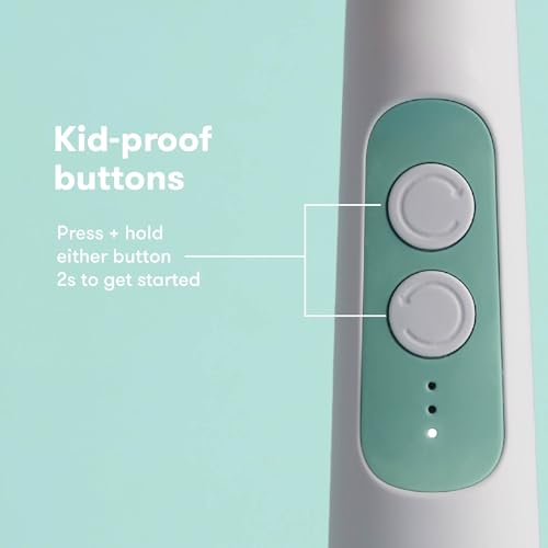 Frida Baby Electric Nail Buffer | Safe + Easy Baby Nail File, Baby Nail Clippers + Nail Trimmer Kit for Newborn, Toddler, Children's Fingernails/Toenails, 4 Buffer Pads, LED Light, Storage Case, White