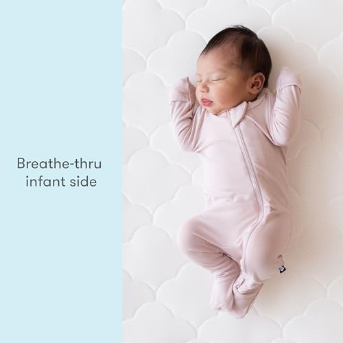 Newton Baby Waterproof Crib Mattress and Toddler Bed - Ultra-Breathable Proven to Reduce Suffocation Risk, Washable Core & Cover, All-Stages, Infant to Toddler, Deluxe 5.5" Thick - White