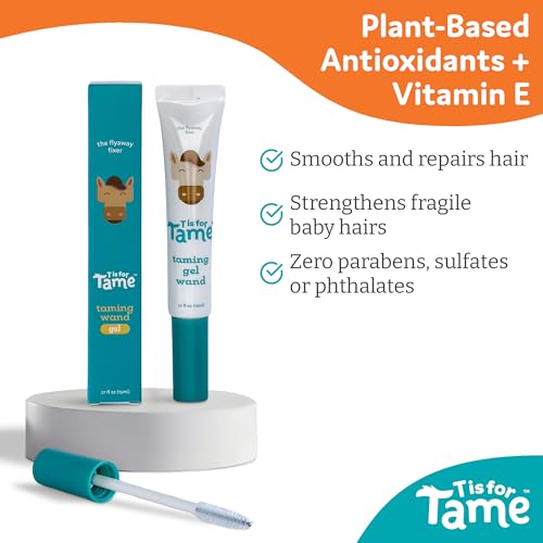 T is for Tame Taming Gel Wand for Baby Hair, Frizz & Static