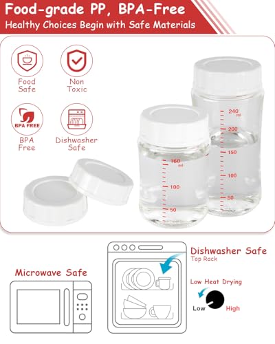 Baby Bottle Cap for Pigeon Bottle, Soft & Safe Bottle Lid, 6 Count