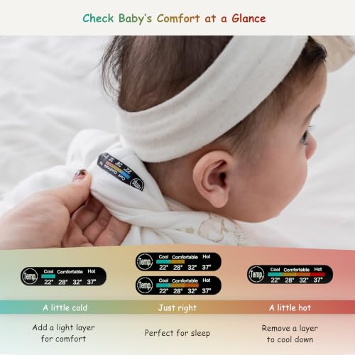 Coco Cuddle Baby Sleep Sack 0.5 TOG Summer, Lightweight Rayon Made from Bamboo Wearable Blanket with 2 Way Zipper (Bunny, 0-6 Months)