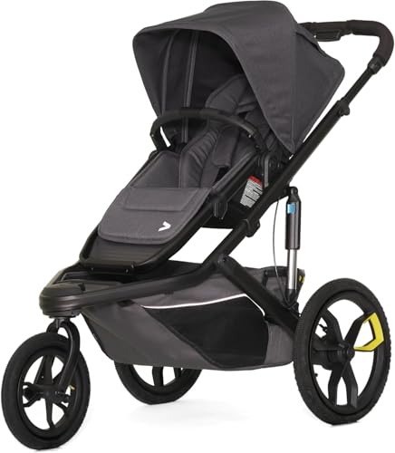 Veer Switch&Jog Jogging Stroller with Neoprene Grips | 3 Wheel All-Terrain Jogger Stroller with Switchback Seat | Shock Absorbing, Durable, Maneuverable, Collapsible