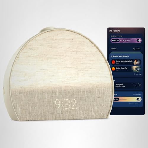Hatch Restore 3 | Sunrise Alarm Clock, Smart Light, Sleep Audio (Putty)