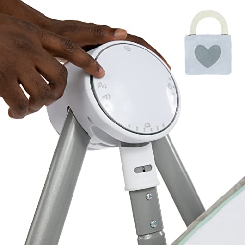 Ingenuity Anyway Sway 5-Speed Multi-Direction Portable Foldable Baby Swing & Infant Seat with Vibrations, Nature Sounds, 0-9 Months 6-20 lbs (Ray)