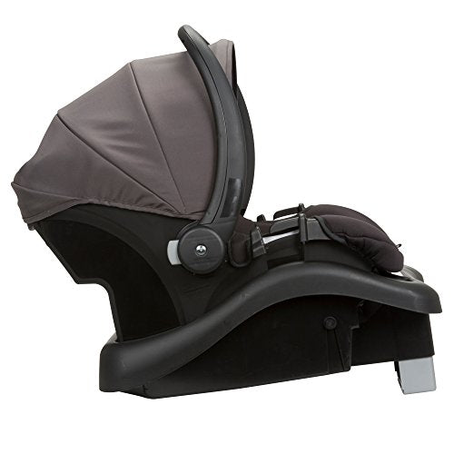 Safety 1st Smooth Ride Travel System Stroller and OnBoard FLX Infant Car Seat, Newborn to Toddler Baby Combo, Easy-Install, Large Canopy, Ample Storage, Foldable, Rear-Facing 4-30 lbs, Monument