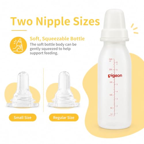 Pigeon Bottle Nipple for Cleft Lip/Palate Baby, Small Size, Please Use It Under The Guidance of a Pediatrician