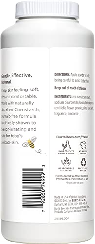 Burt's Bees Baby Powder, Hypoallergenic Dusting Powder, Non-Irritating, Calming Skin Care, All Natural, Talc Free,7.5 Ounce (Pack of 3)