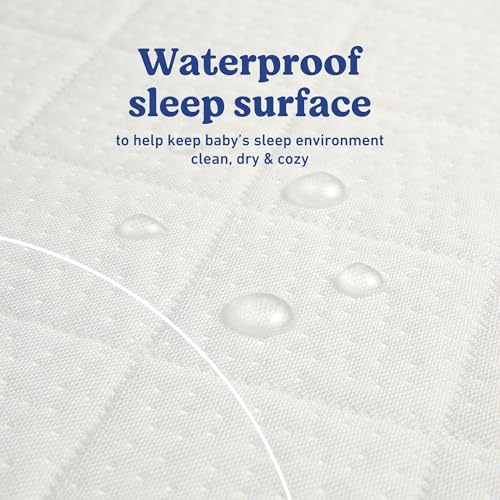 Graco Premium Waterproof Crib and Toddler Mattress Protector (1 Pack) – GREENGUARD Gold Certified, Machine-Washable & Dryer-Friendly, Waterproof Sleep Surface, Fits Baby Crib & Toddler Bed Mattress