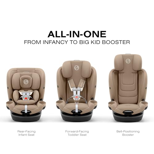 Callisto G 360 Rotating All-in-One Convertible Car Seat - Almond Beige