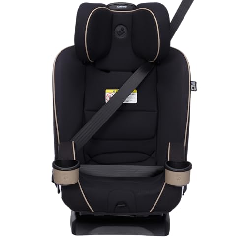 Maxi-Cosi Kani 4-in-1 Infant Kids Convertible Car Seat, Rear-Facing Forward-Facing Carseat, Booster, Slim Fit, Magnetic Buckle, 5-Position Recline, Fits 5-100 lbs, 19-57 in, Caspian Caviar