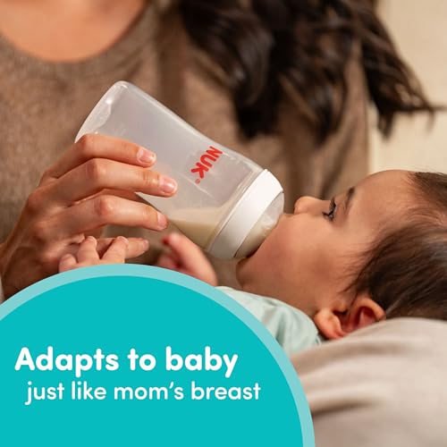 NUK Perfect Match Natural + Anti-Colic Bottle, 5 oz, 2 Pack