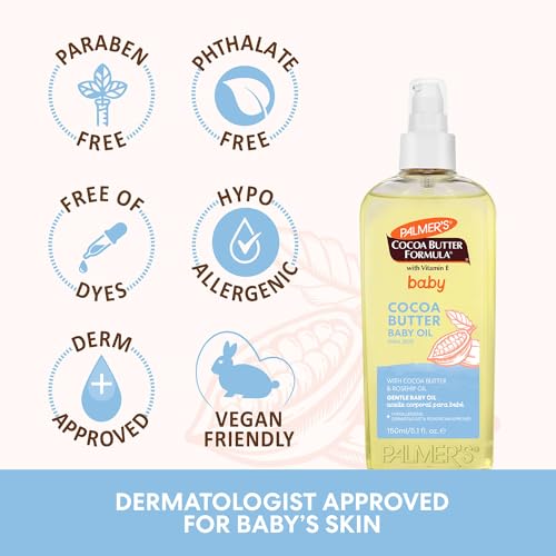 Palmer's Cocoa Butter Formula Nourishing Baby Oil with Vitamin E (5.1 Oz)