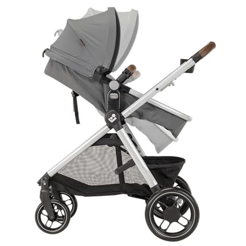 Maxi-Cosi Siena CP Modular Travel System, Car Seat and Stroller Combo, Stone Glow