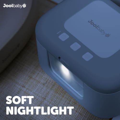 Jool Baby TinyBums Baby Wipe Warmer & Dispenser with LED Changing Light & On/Off Switch (Gray)