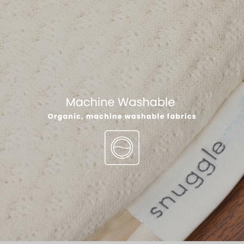 Snuggle Me® Baby Bouncer | 2 in 1 Infant Rocker | 2-Position Recline | Newborn to Toddler (Birth -20 lbs) | Newborn Insert & Toy Bar Included | JPMA/BSA Certified | Easy Wash Organic Cotton
