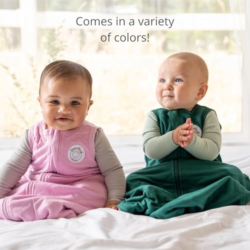 Dreamland Baby Lightweight Bamboo Viscose Sleep Sack (6-12 Months). 1.0 TOG Ultra Soft Blanket w/ 2-Way Zipper. 95% Viscose, 5% Spandex (Ocean). Mom-Owned US Business, Premium Materials
