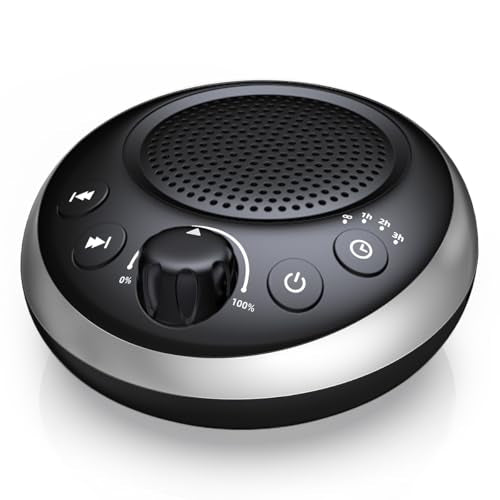 Sound Machine Loud White Noise Machine Nonstop Brown Noise Sleep Machine 30 Soothing Sounds for Baby Kids Adults Pink Noise Sounds Machine 36-Level Vol 4 Timer Memory Function for Home Travel Office