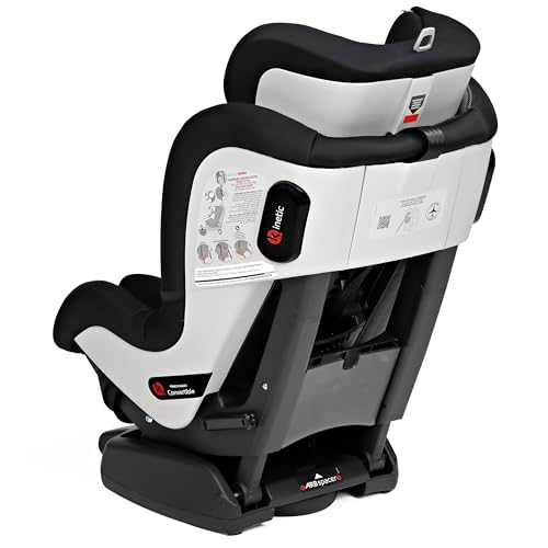 PEG Primo Viaggio Convertible Kinetic - Reversible Car Seat - Rear Facing for Children 5 to 45 lbs and Forward Facing for Children 26.5 to 65 lbs - Made in Italy - Crystal Black (Black)