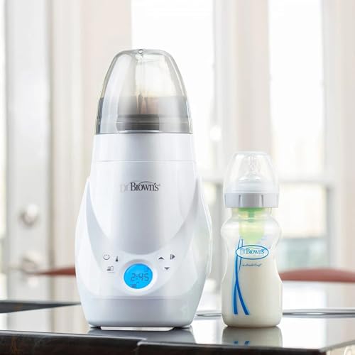 Dr. Brown's Deluxe Baby Bottle Warmer and Sterilizer for Formula, Breast Milk, and Baby Food Jars