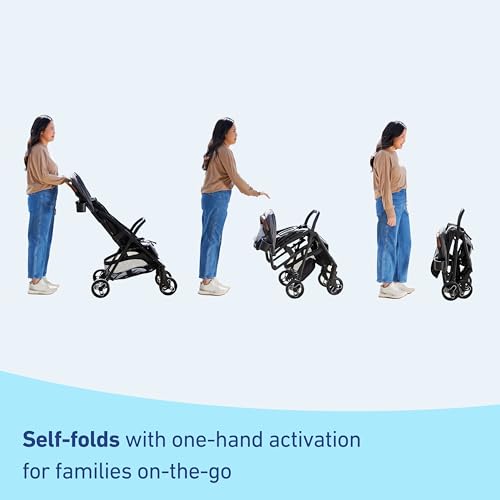 Graco® Ready2Jet Compact Stroller – Compact Travel Stroller with Automatic Fold Splatter Art