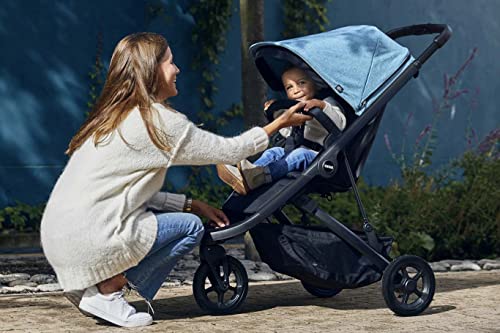 Thule Spring Stroller - Compact Baby Stroller Perfect for Everyday Use - Features 5-Point Harness, Lightweight and Compact Design, Vented Canopy, Padded Reclining Seat