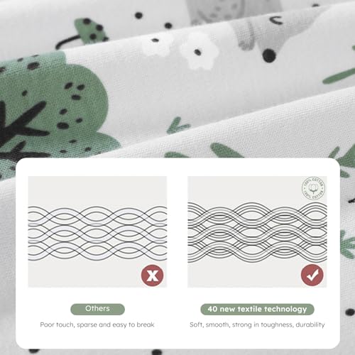 Yoofoss Baby Sleep Sack 6-12 Months Long Sleeve Wearable Blanket Baby 100% Cotton 2-Way Zipper 0.5 Tog Infants Sleeping Sack, Lightweight(Medium)