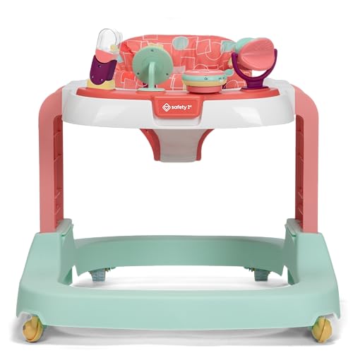 Safety 1st Ready, Set, Walk! DX Developmental Walker, Coral Geo