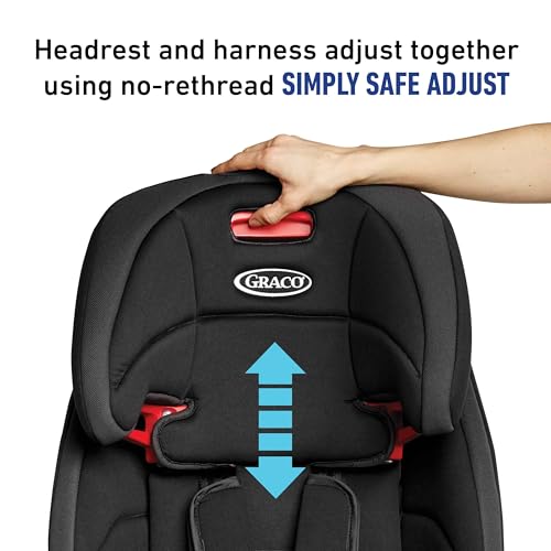 Graco® Tranzitions 3-in-1 Harness Booster Car Seat, Forward Facing Car Seat, Highback, to Backless Booster, Proof