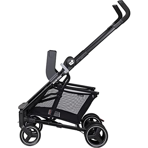 Maxi-Cosi Maxi-Taxi Xt Baby Stroller, Car Seat Caddy, Ultra Compact, Travel System with Ample Storage, Black,