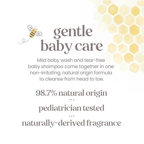 Burt's Bees Baby Bubble Bath, Original Scent, Tear Free Baby Wash for Delicate Skin, 98% Natural Origin, 12 Fl Oz (Pack of 3)