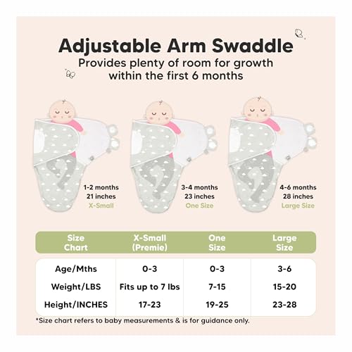 KeaBabies Newborn Swaddles with Zippers - 3-Pack Baby Swaddle Sleep Sacks 0-3 Months, Infant, Baby Girls, Boys, Soft & Durable Sleep Sack Newborn, Easy Diaper Change Swaddling Blanket (Aspire, OS)