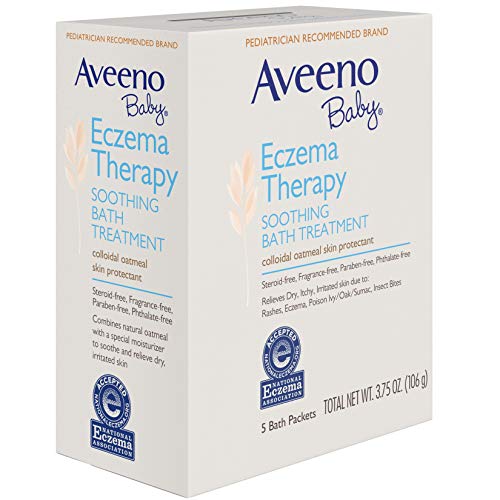 Aveeno Soothing Baby Bath Treatment, Single Use Packets - 5 ea