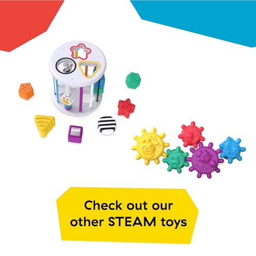 Baby Einstein Curiosity Table Activity Play Station, Montessori Floor Toy and Interactive Workbench, 12 Months and Up