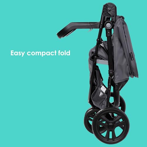 Baby Trend Venture 3-Wheel Stroller Travel System, Stellar Grey