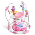 Baby Activity Center, Baby Jumper Activity Center with Music, Interactive Toys, 360° Rotating Seat, 3 Adjustable Heights, Infant Activity Jumper for 6+ Months (Mermaid)