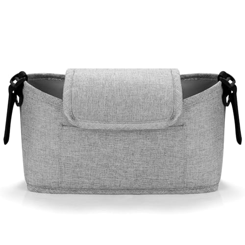 Accmor Universal Stroller Organizer, Stroller Bag Caddy Organizer, Stroller Organizer Accessories for Uppababy, Baby Jogger, Nuna, Doona, Britax Strollers