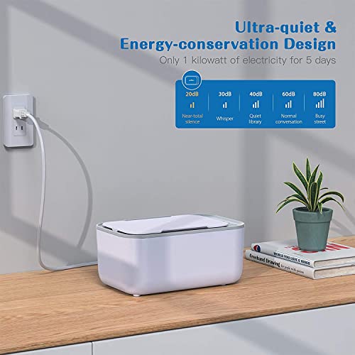 Deluxe Baby Wipe Warmer Dispenser, 3 Heating Modes, Touch Control, Large Capacity, Even Warming for Newborn & Night Use