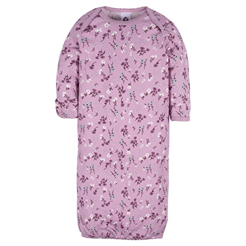 GerberBaby Girls4-Pack Sleeper GownLavender0-6 Months