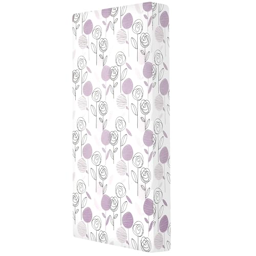 Dream On Me Floral Dreams 2-in-1 Crib Mattress, Dual-Sided for Infants & Toddlers, Waterproof Cover, GREENGUARD Gold Certified, Fits Full Size Crib & Toddler Bed, 52” x 28” x 5”
