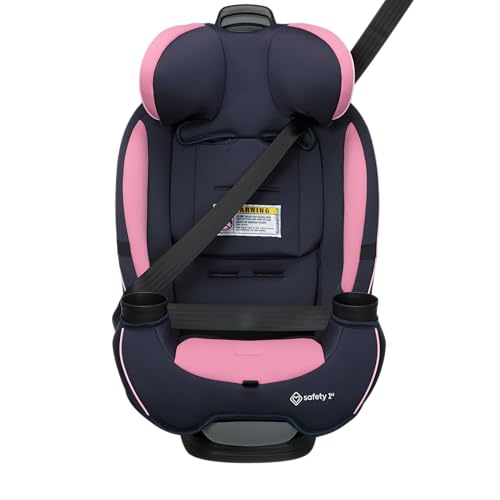 Safety 1st Grow and Go All-in-One Slim Convertible Car Seat, Rear Facing, 5-40 lbs, Forward Facing (30–65 lbs), High Back Booster Seat 40-100 pounds, Vineyard Girl
