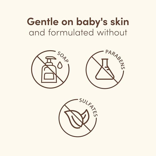 Aveeno Baby Calming Comfort Bath & Wash with Relaxing Lavender & Vanilla Scents & Natural Oat Extract, Hypoallergenic & Tear-Free Formula, Paraben-, Phthalate- & Soap-Free, 8 fl. Oz
