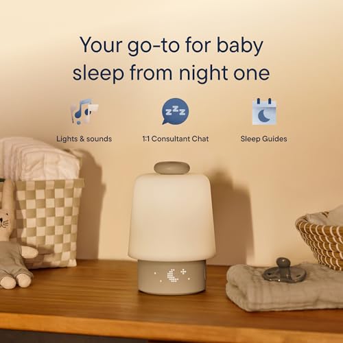Hatch Baby Sound Machine, Night Light | Hatch Baby (Greige) | Sleep Support | Registry Essential, Routine Builder, Time-to-Rise Alarm Clock, White Noise, Nursery Stories, Toddler Kids (Wi-Fi)