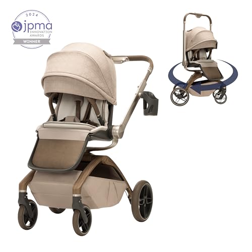 Maxi-Cosi Tana 360 Rotating Modular Stroller, Stroller and Car Seat Combo Travel System, Natural Heritage