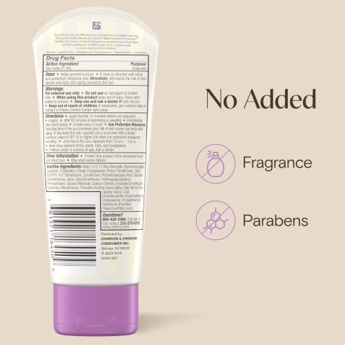 Aveeno Baby Continuous Protection Zinc Oxide SPF 50 Sunscreen for Babies with Sensitive Skin, Broad Spectrum Sun Protection, Tear-Free, Sweat- & Water-Resistant, No added Parabens, 3 Fl Oz