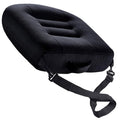 EDIETH Universal Booster Seat Cushion with Adjustable Height, Breathable Mesh Portable Design with Straps, Improve Vision Improve Sitting Posture Stress Relief Driving Office Family Outdoor - Black