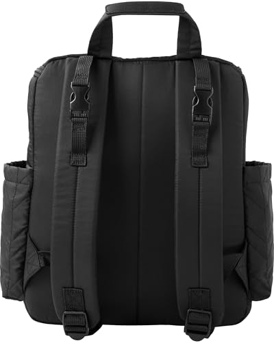 Skip Hop Diaper Bag Backpack: Forma, Multi-Function Baby Travel Bag with Changing Pad & Stroller Attachment, Jet Black